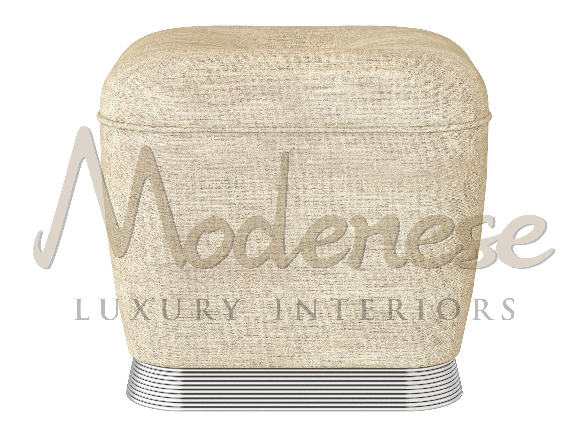 Прямоугольный пуф из ткани Modenese Luxury Interiors VELVET ARCH-00041937 - Вид №2