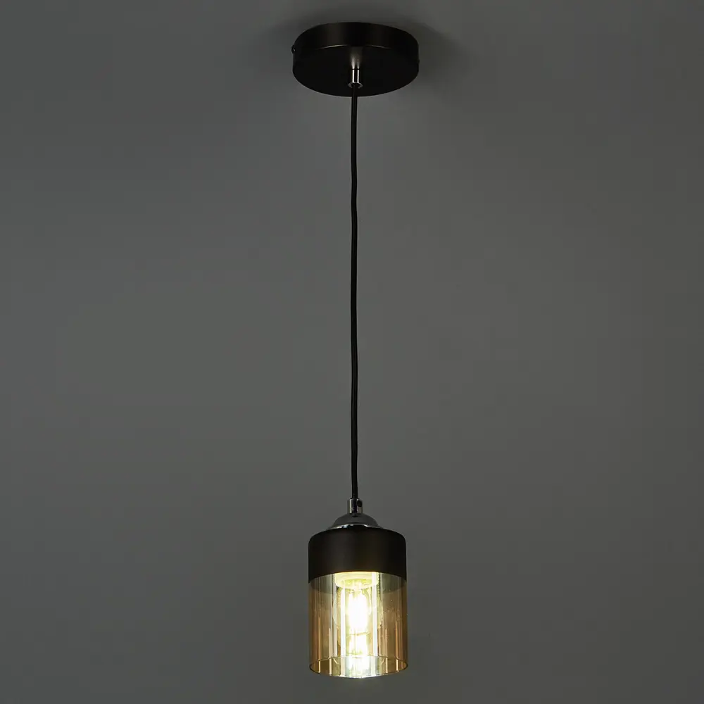 Светильник подвесной KREAFORTA Vereya цвет черный STLM-2123052 - Вид №1