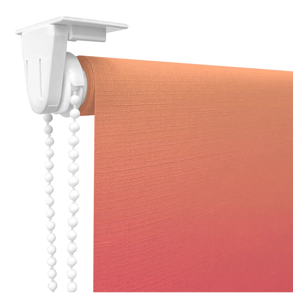 Штора рулонная Градиент 55x170 см красно-оранжевая DOMLEGRAND STLM-2130925 - Вид №2