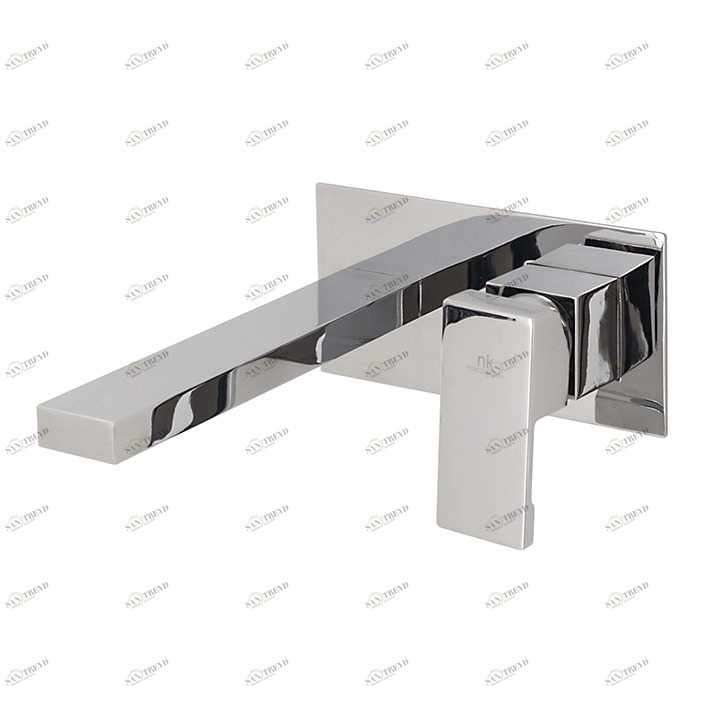 Комплект отделки для раковины, однорычажный. . Керамический картридж Ø35 мм. Без всплывающих отходов. Расход 5 л / мин при 3 барах. Возможность вертикальной и горизонтальной установки.  Nk logic brazo NOKEN 100157419 