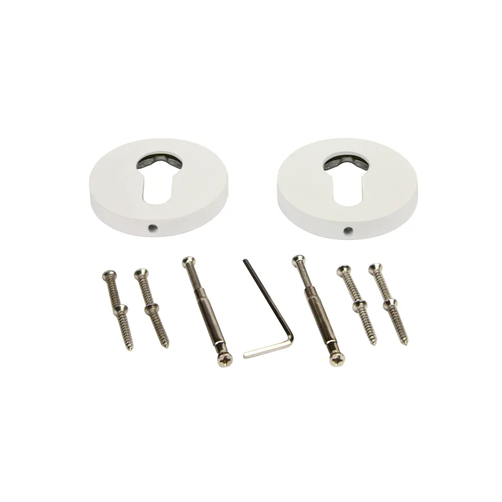 Накладка на замочную скважину KREAFORTA цвет белый 2 шт STLM-2154591 - Вид №2