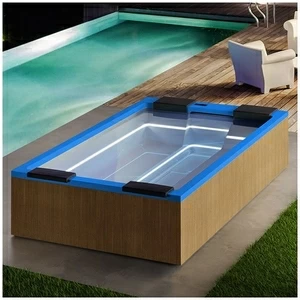 Бассейн Gruppo Treesse Maya Plus-V232I-PL-G прямоугольный встроенный голубой