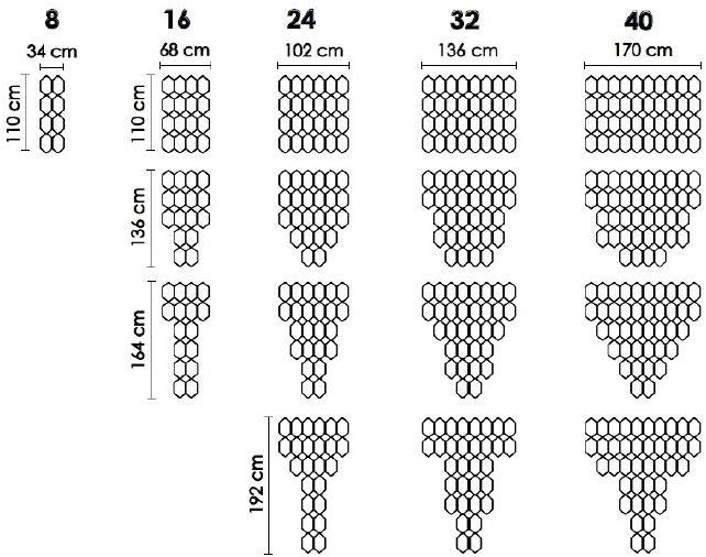 Compagnie Вертикальная зеленая решетка из металла sun-id-1464081 - Вид №7