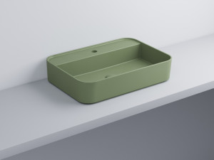 SHCOLARF-AG Раковина прямоугольная одно отверстие под смеситель cielo Shui Comfort