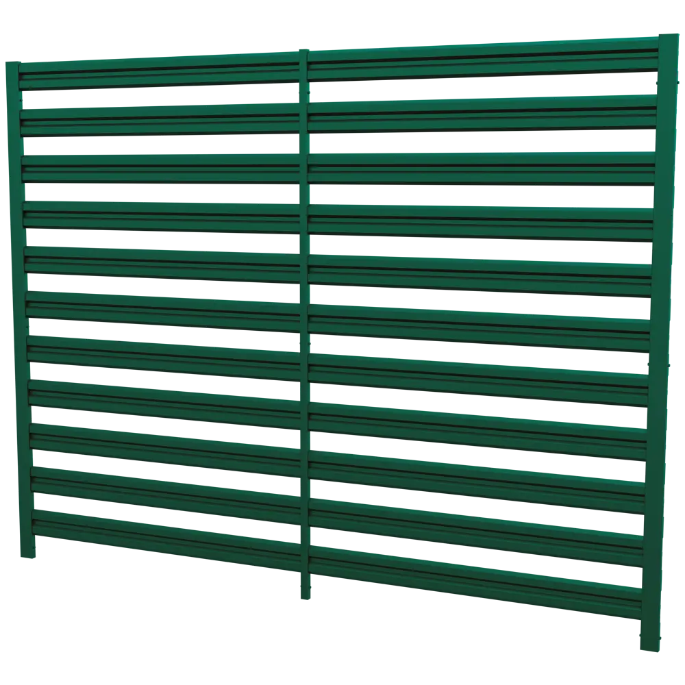 Забор-жалюзи Горизонт 2x2.5 м цвет зеленый Santreyd STLM-2049749
