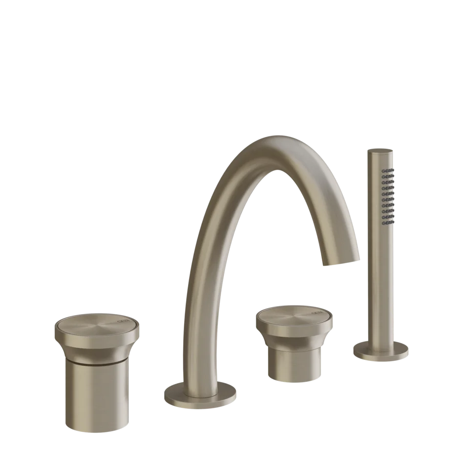 Смеситель для ванны 66037 149 Gessi Origini МАТОВЫЙ НИКЕЛЬ FINOX 66037149