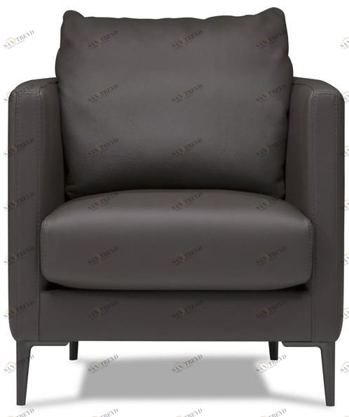 Duvivier Canapés Съемное кожаное кресло с подлокотниками  Yidixd11 