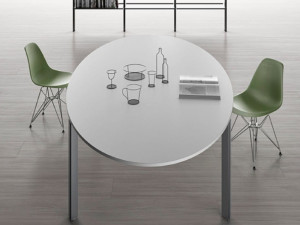 Круглый алюминиевый стол для встреч