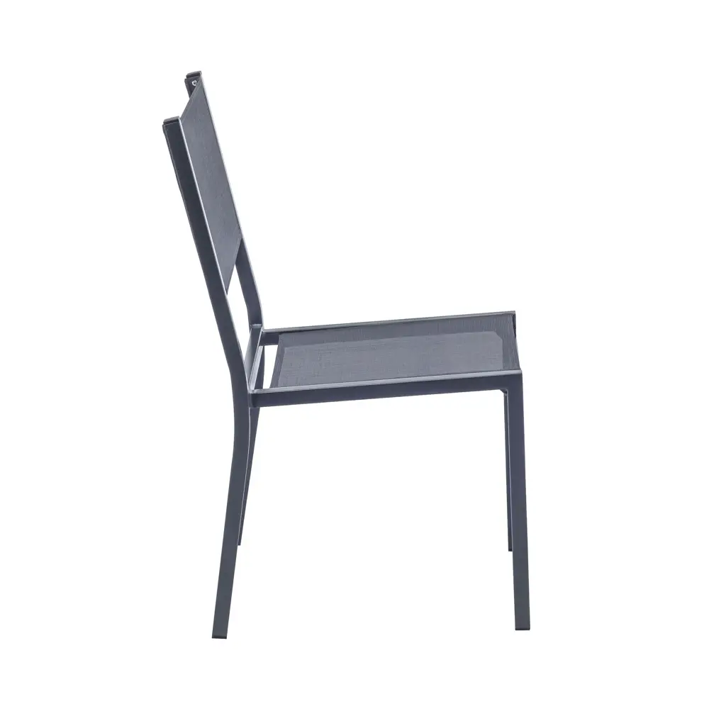 Стул садовый 48х57х85 см сталь/текстилен темно-серый Santreyd STLM-2003491 - Вид №3