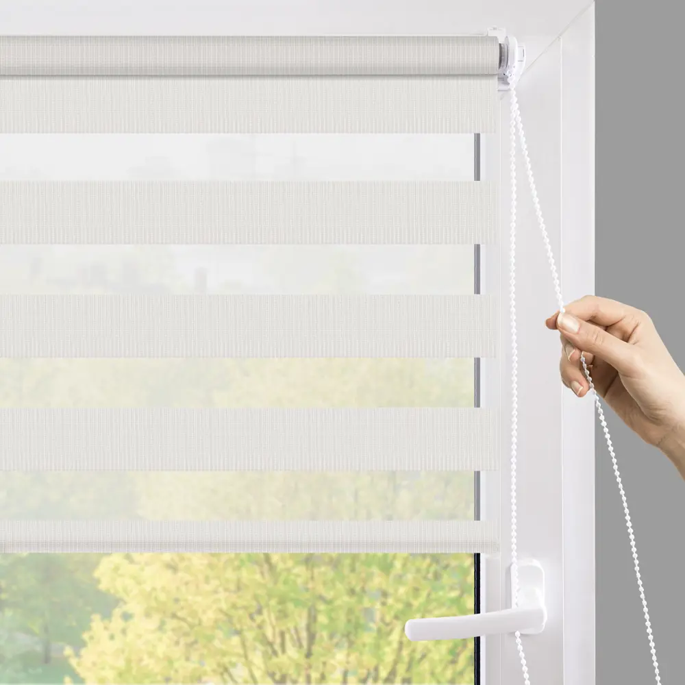 Штора рулонная день-ночь Петер 120x175 см экрю MIAMOZA Промо 2025 STLM-2022123 - Вид №7