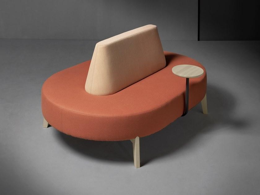 Very Wood Изогнутый диван из ткани Isola sun-id-1347117 - Вид №4