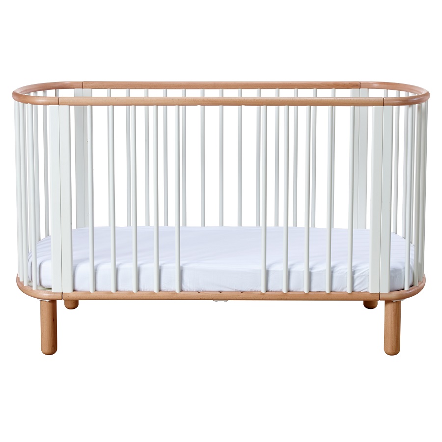 Кроватка Flexa Baby, белая с лакированными ножками, 88х145х75 см 801780195 - Вид №12