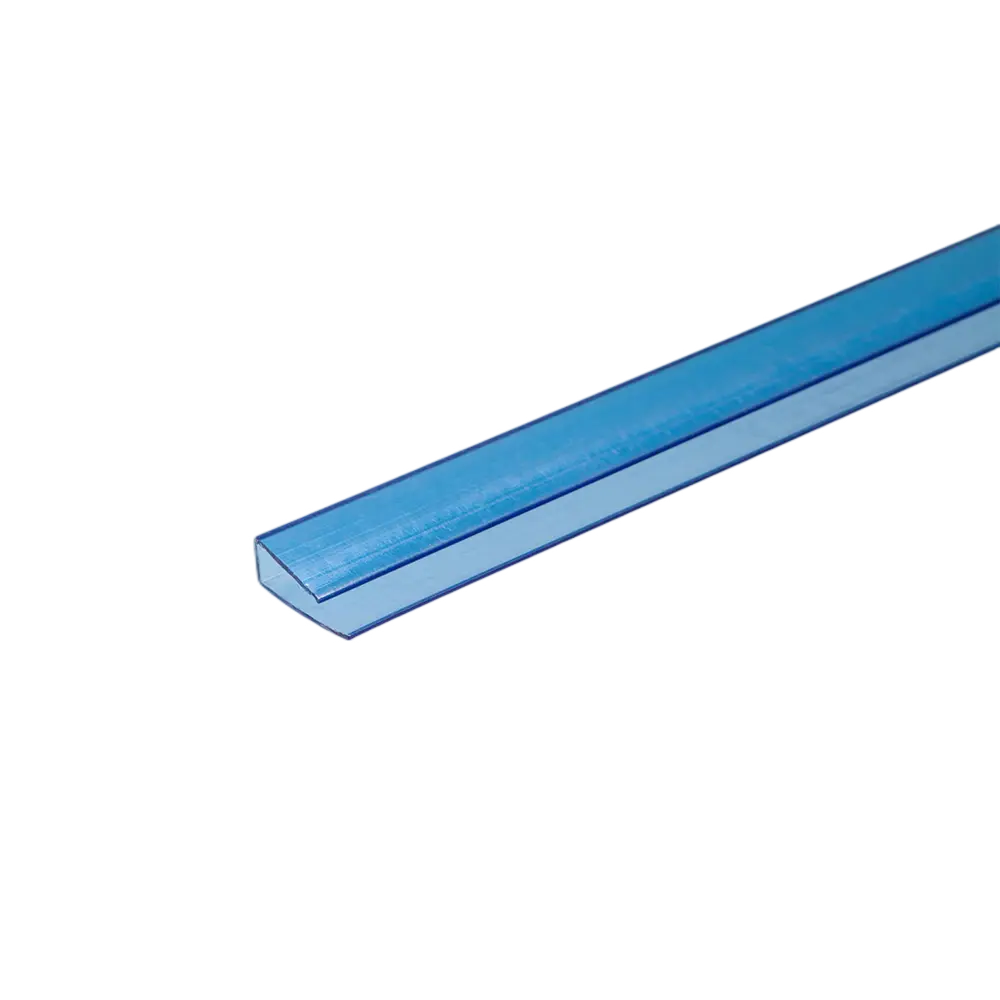 Профиль торцевой для поликарбоната Колибри 4 мм 2.1 м синий Santreyd STLM-2136870