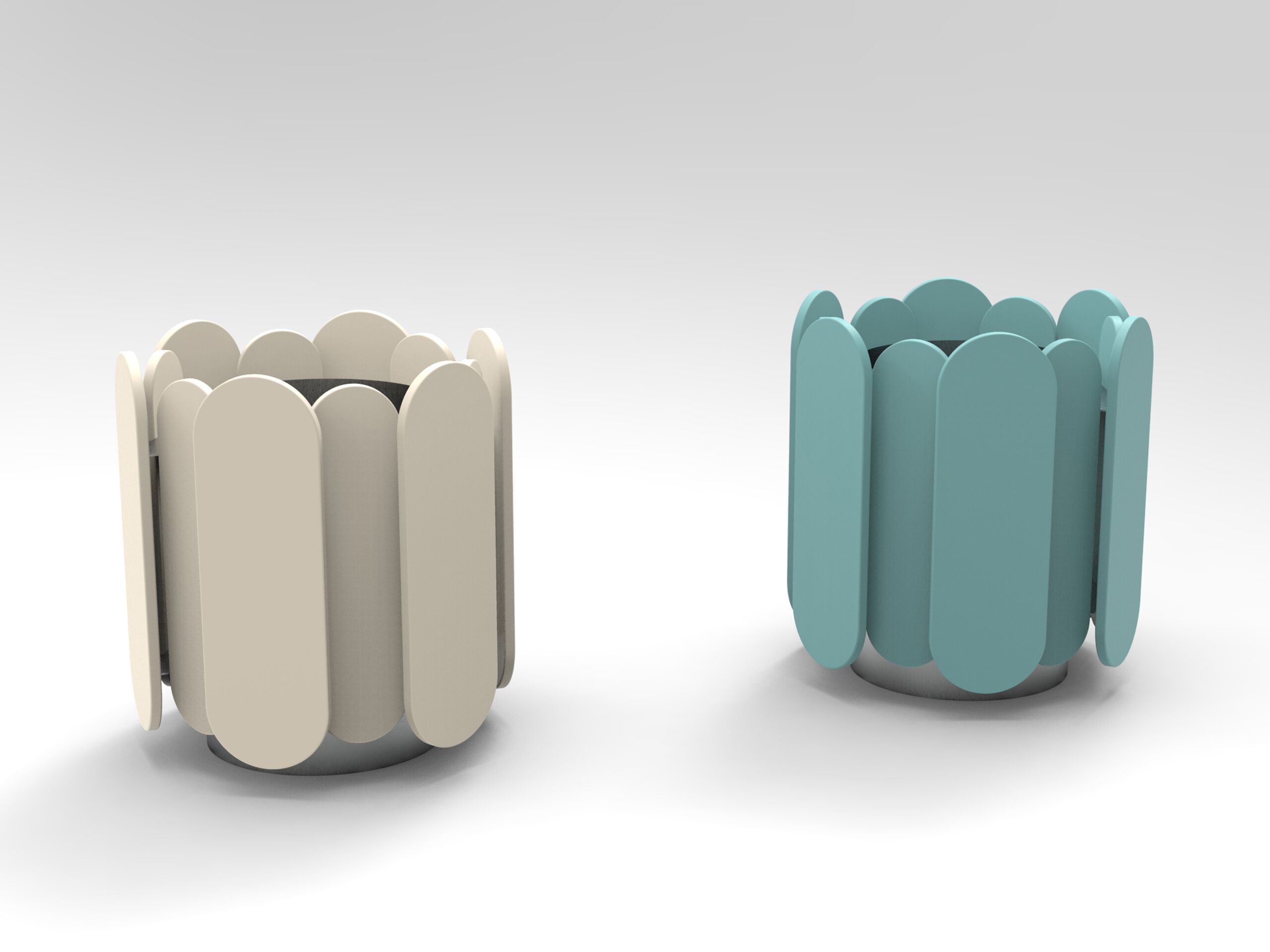 Круглый полиэтиленовый плантатор Donye Roll ARCH-00108423