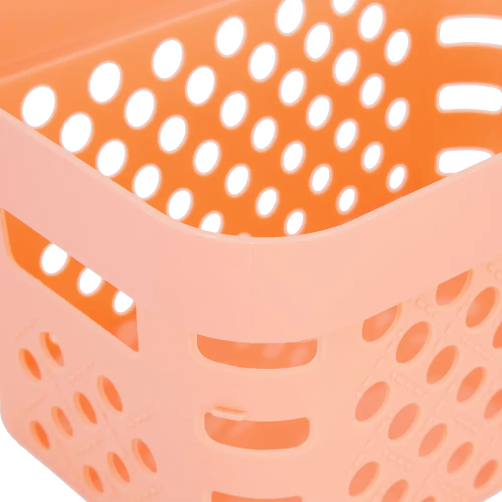 Корзина Eternity 25x17x13 см 4 л полипропилен цвет коралловый Santreyd STLM-2102556 - Вид №4