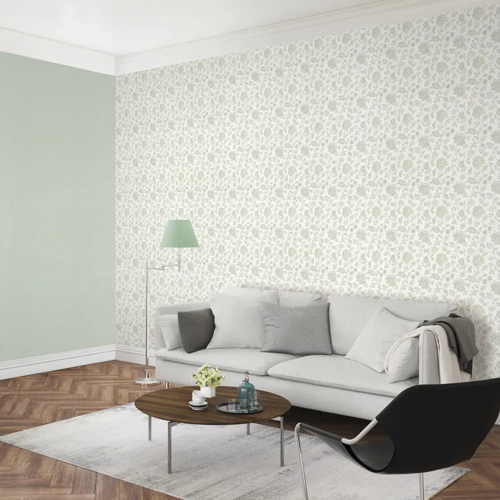 Обои флизелиновые Rasch Art Nouveau мятные 1.06 м RA 958225 STLM-2111692 - Вид №3