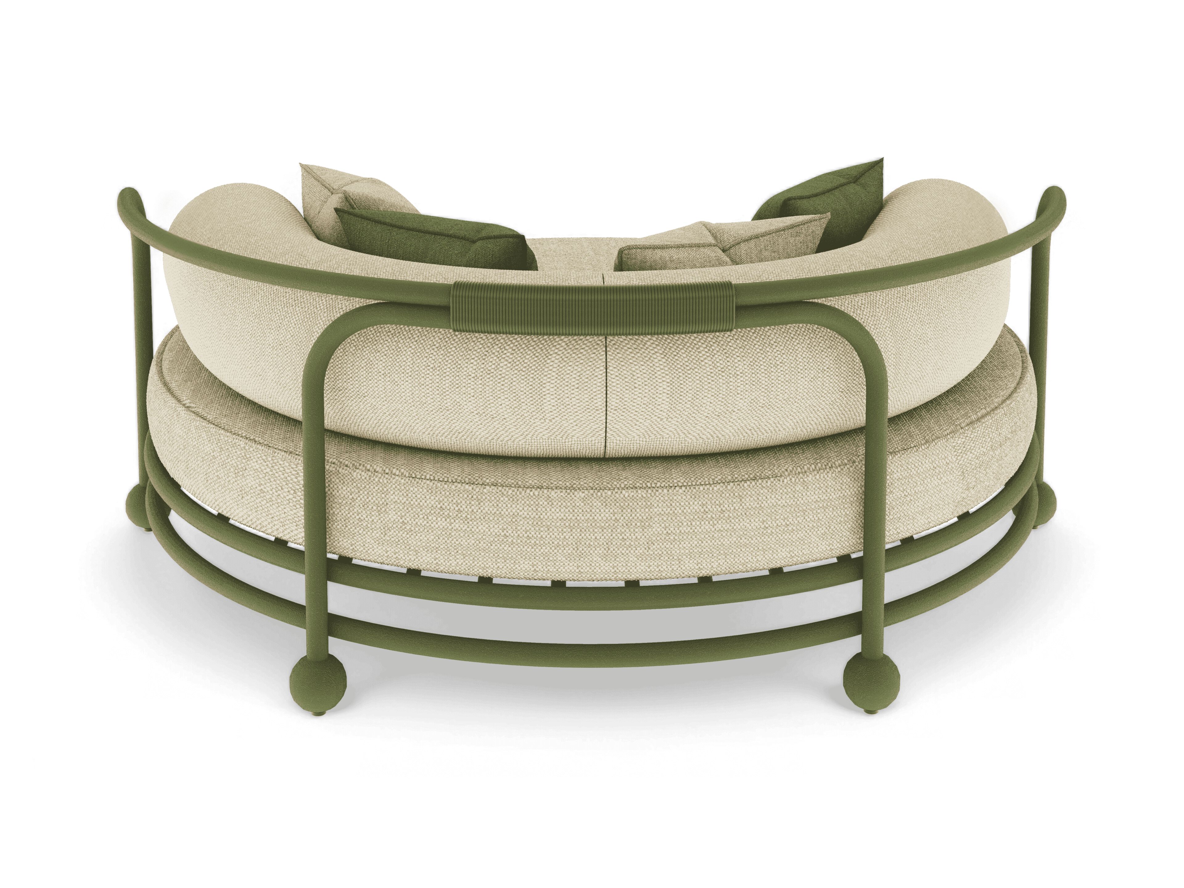 Алюминиевая круглая Садовая кровать FJAKA медленный ARCH-00083052 - Вид №1