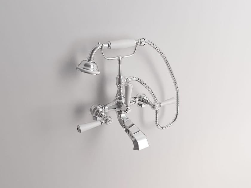 Смеситель для ванны с 2 отверстиями от пола с отдельными розетками Park Avenue Astaire ARCH-00136964