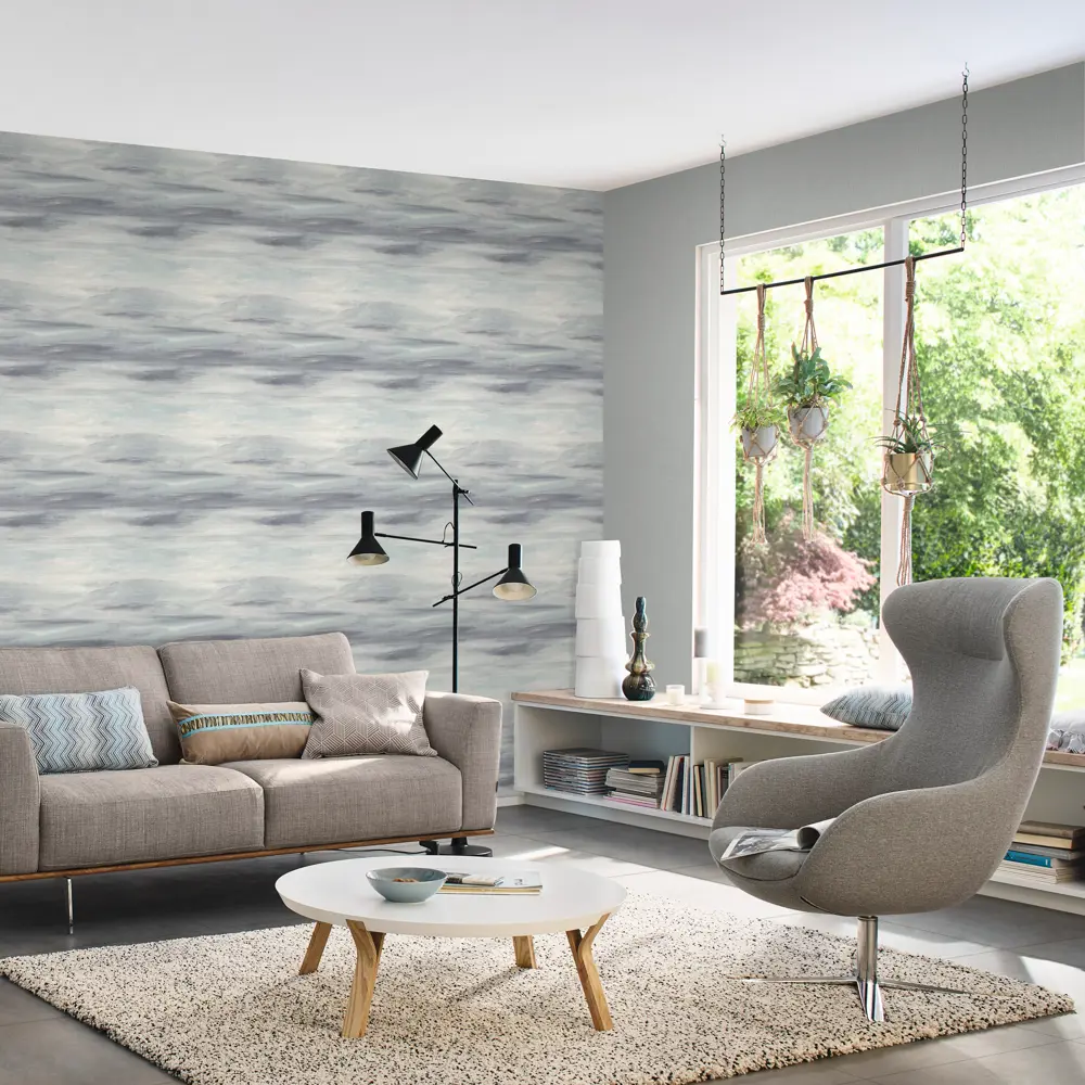 Обои флизелиновые Rasch poetry синие 1.06 м 960525 STLM-2140417 - Вид №5