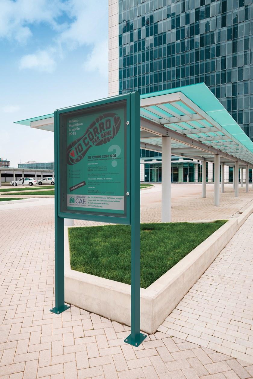 City Design Самонесущая двусторонняя доска для объявлений из алюминия с порошковым покрытием sun-id-1510684 - Вид №4