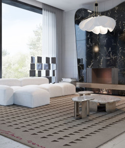 Прямоугольный ковер ручной работы