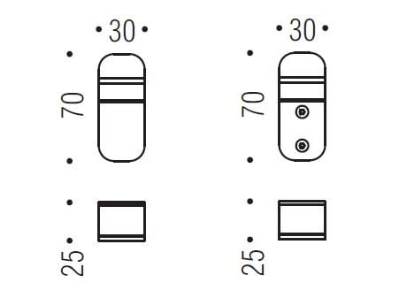 Вешалка для одежды из нержавеющей стали Colombo Design современные ручки ARCH-00035602 - Вид №2