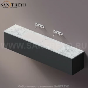 AELLM0CC22224YP Подвесная раковина настенная прямоугольная Agape Ell белая