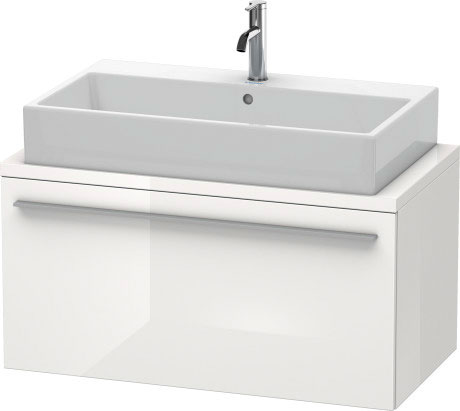 XL540309090 Тумбочка для компактной консоли X-Large #XL5403 900 x 478 мм Фланелево-серый шелковисто-матовый лак Duravit - Вид №2
