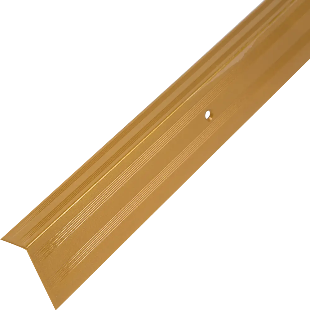 Угловой порог Artens золото 40x20x900 мм для защиты ступеней 17855321 STLM-0008826