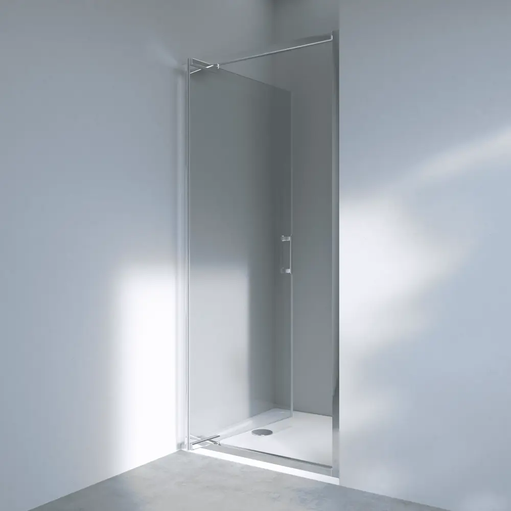 Стекло для распашной душевой двери Sensea Easy 90 см прозрачное, цвет профиля на выбор STLM-2206123 - Вид №27