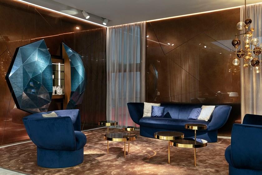 Sicis Изогнутый бархатный диван Tulipa sun-id-1474055 - Вид №3