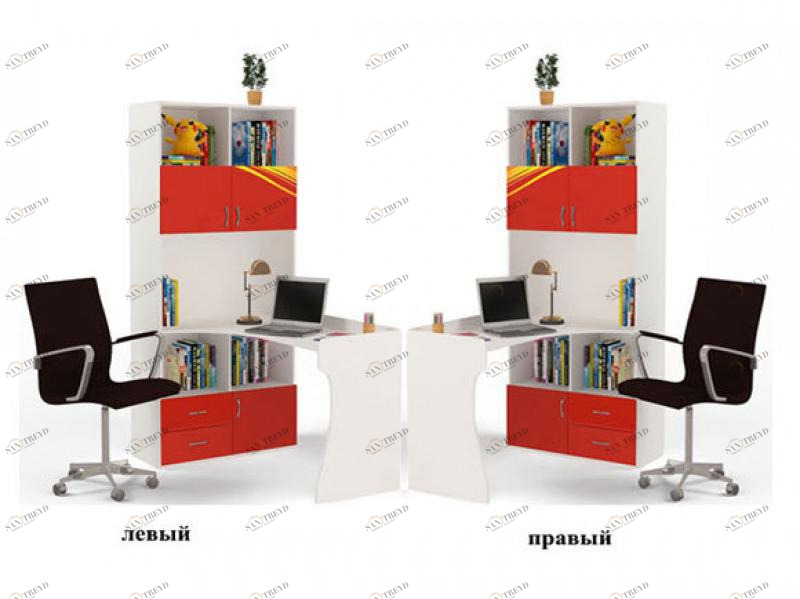 Стол-стеллаж ABC-KING Champion левый красная 4631148150171