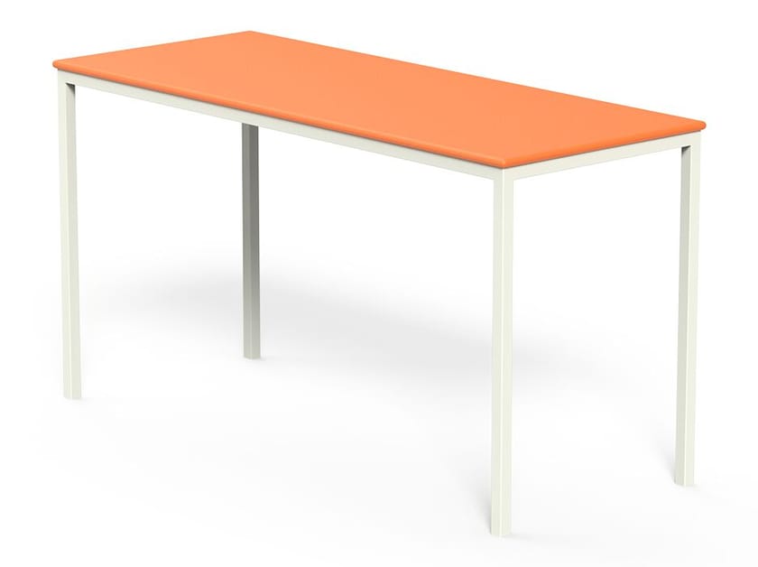 Открытый стол из оцинкованной стали с столешницей из Полистона DIMCAR SIMPLY ARCH-00034470