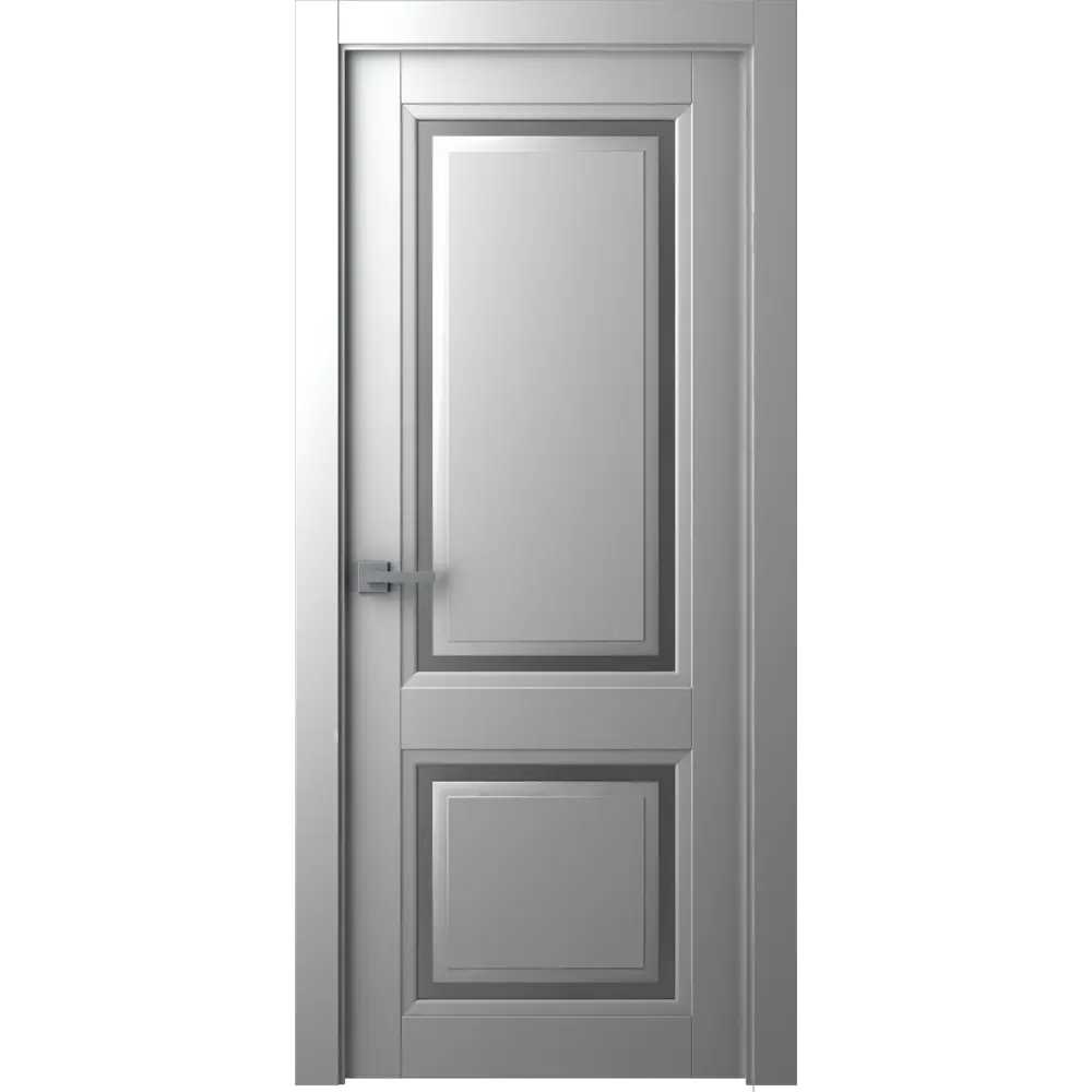 Дверь межкомнатная глухая Аурум 2 эмаль серый 2000x700 мм BELWOODDOORS STLM-2037659