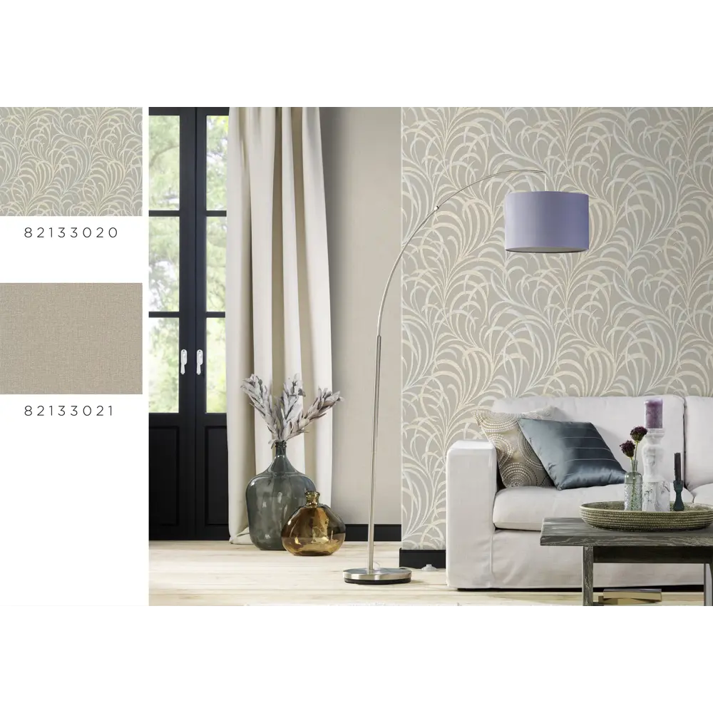 Обои RA 943306, на флизелиновой основе, цвет серый, 1.06х10 м Rasch Vintage STLM-2096674 - Вид №5