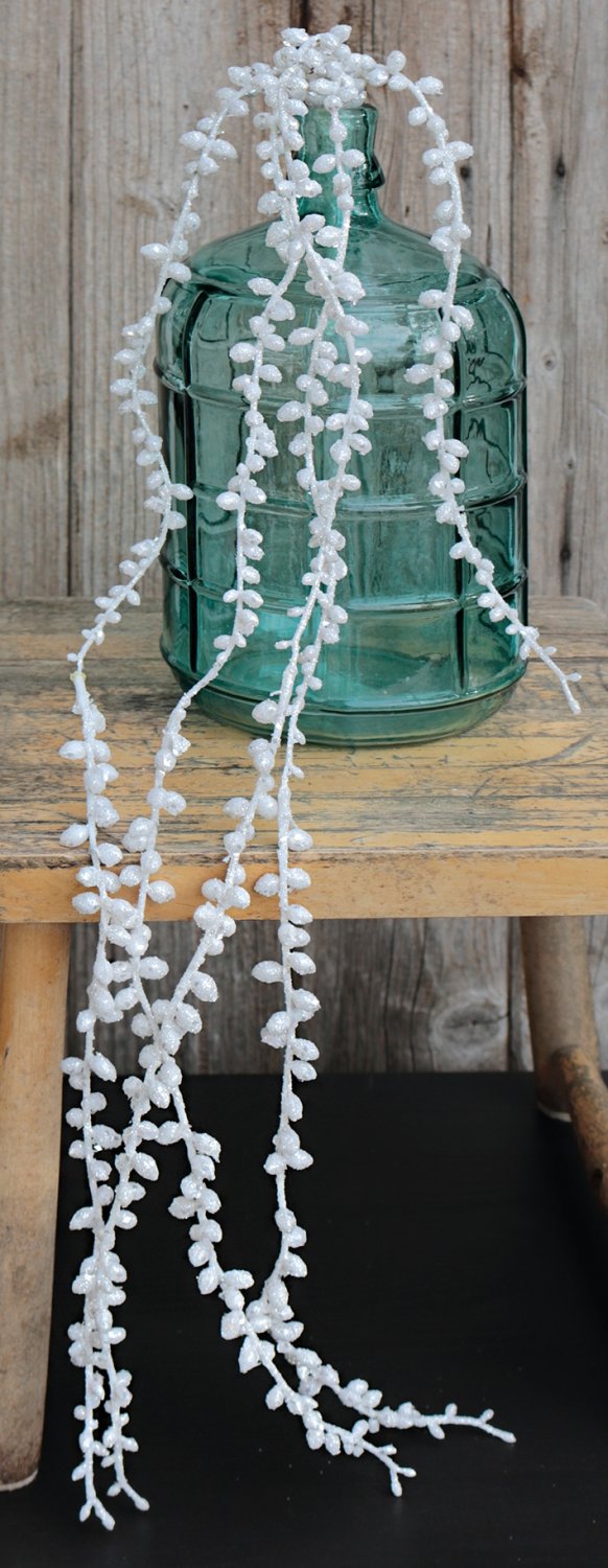 1076 777 a3 Искусственная гирлянда, 73 см, белая H-andreas  - Вид №3