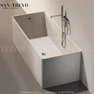 Flaminia WASH Ванна свободностоящая 170 см серая MW170.7047