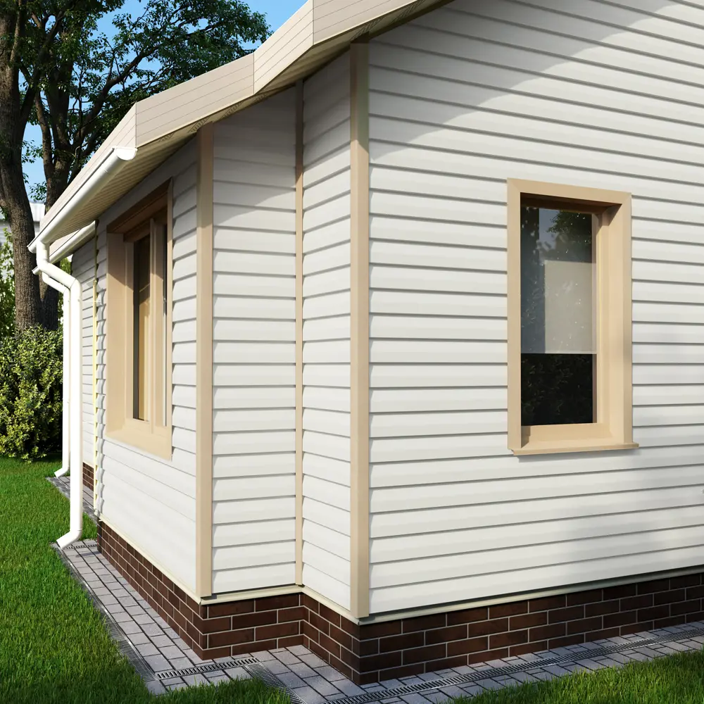 Сайдинг ПВХ MONLID корабельный брус 3 м белый 0.61 м² STLM-2208610 - Вид №3