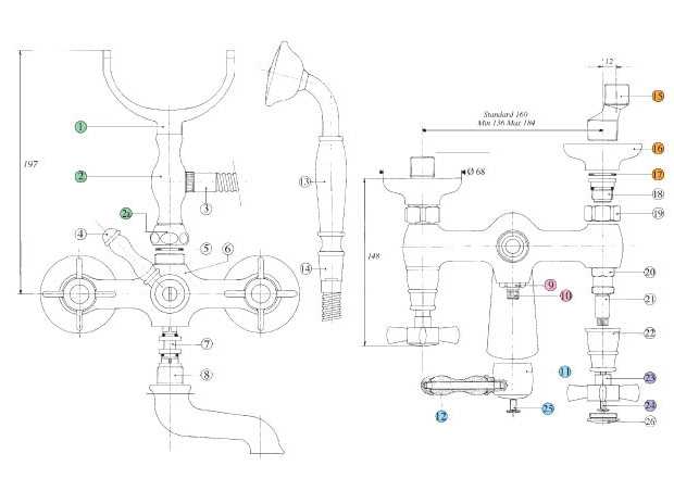 603920JKK8 Смеситель Bandini Old England Santreyd - Вид №2