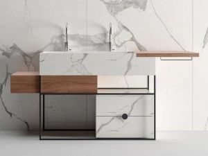 Italgraniti Двойная тумба под умывальник из керамогранита Italgranitilive Acqa000001