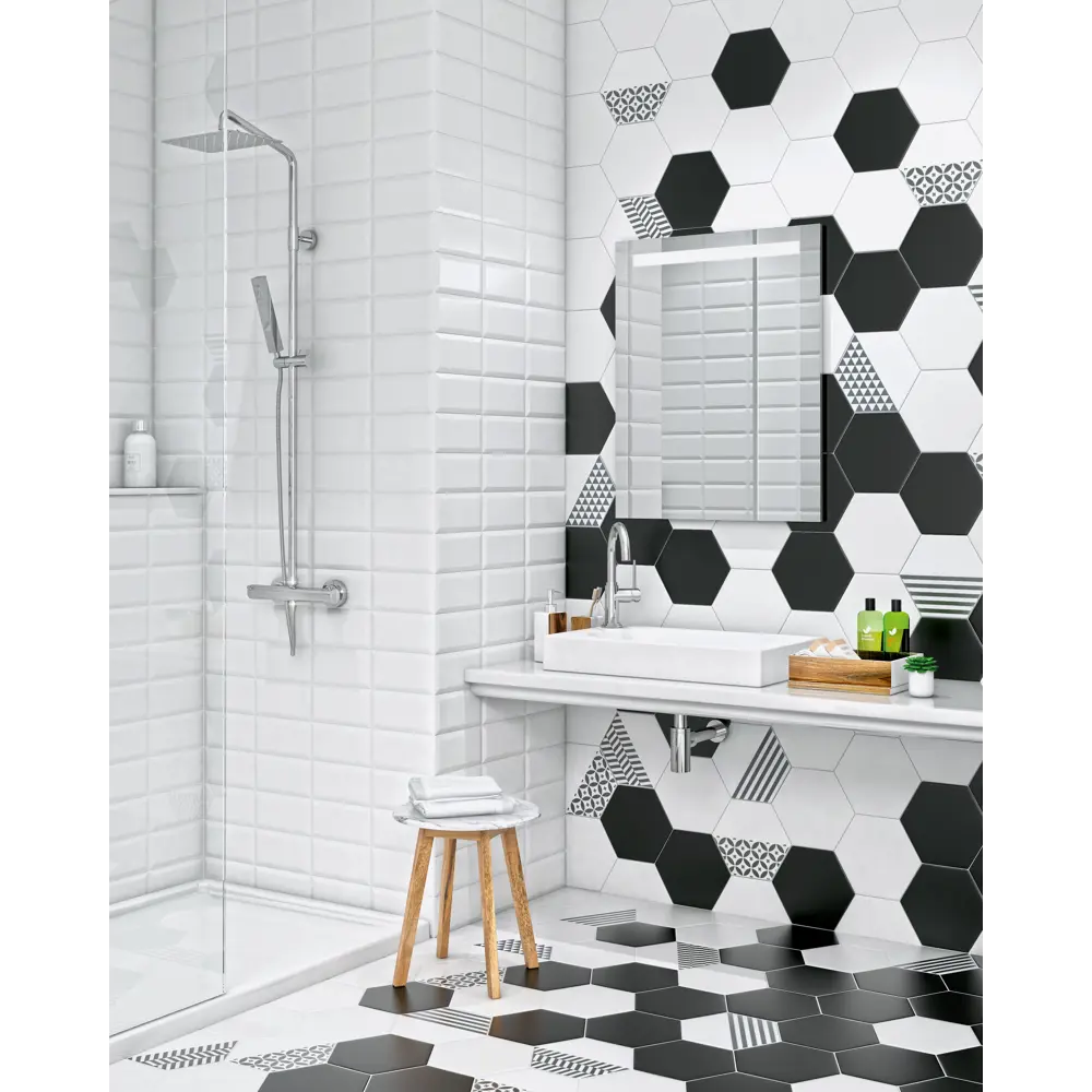 Плитка настенная Kerama Marazzi Карнавал в Венеции 9.9x20 см 0.792 м² цвет белый STLM-2122507 - Вид №4