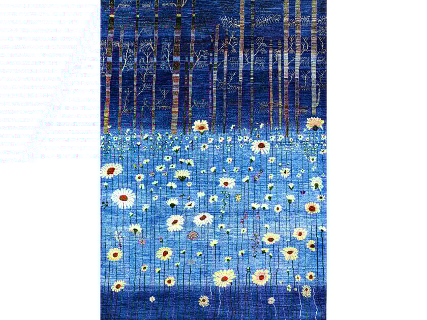 Шерстяной прямоугольный цветочный ковер Zollanvari Flower Meadow ARCH-00011300