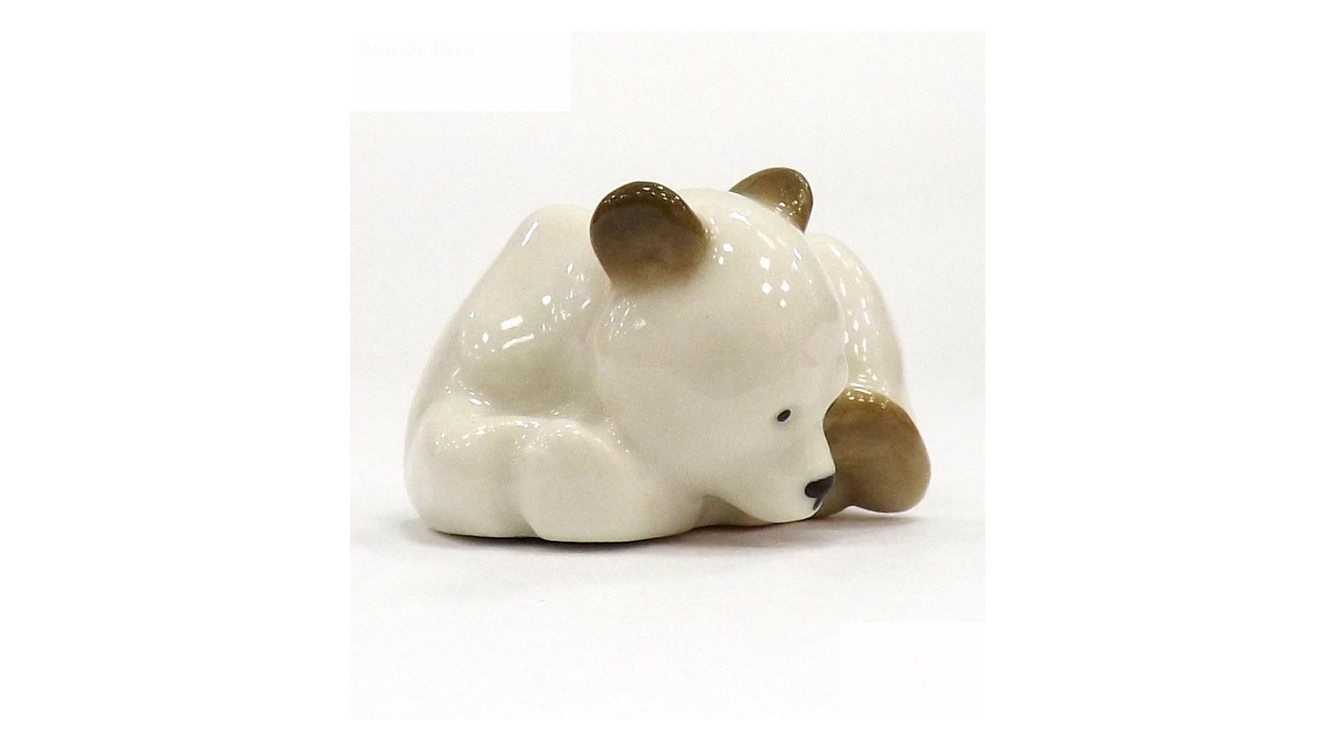89154 Императорский фарфоровый завод Скульптура "Медвежонок" Твёрдый фарфор  - Вид №1