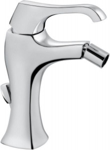 76004CSP Смеситель Ares с донным клапаном для Биде, цвет зачищенный хром