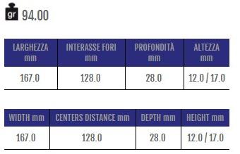 Cosma Ручка мебельная мостовая из замака  12330  - Вид №1
