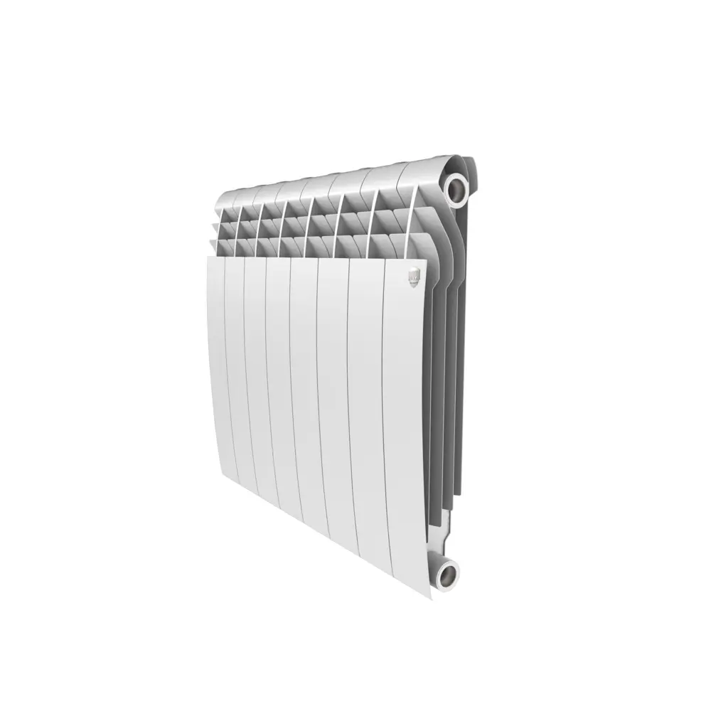 Радиатор секционный Royal Thermo Biliner 500/87 8 секций боковое подключение биметалл белый 81979198 STLM-2180760 - Вид №1