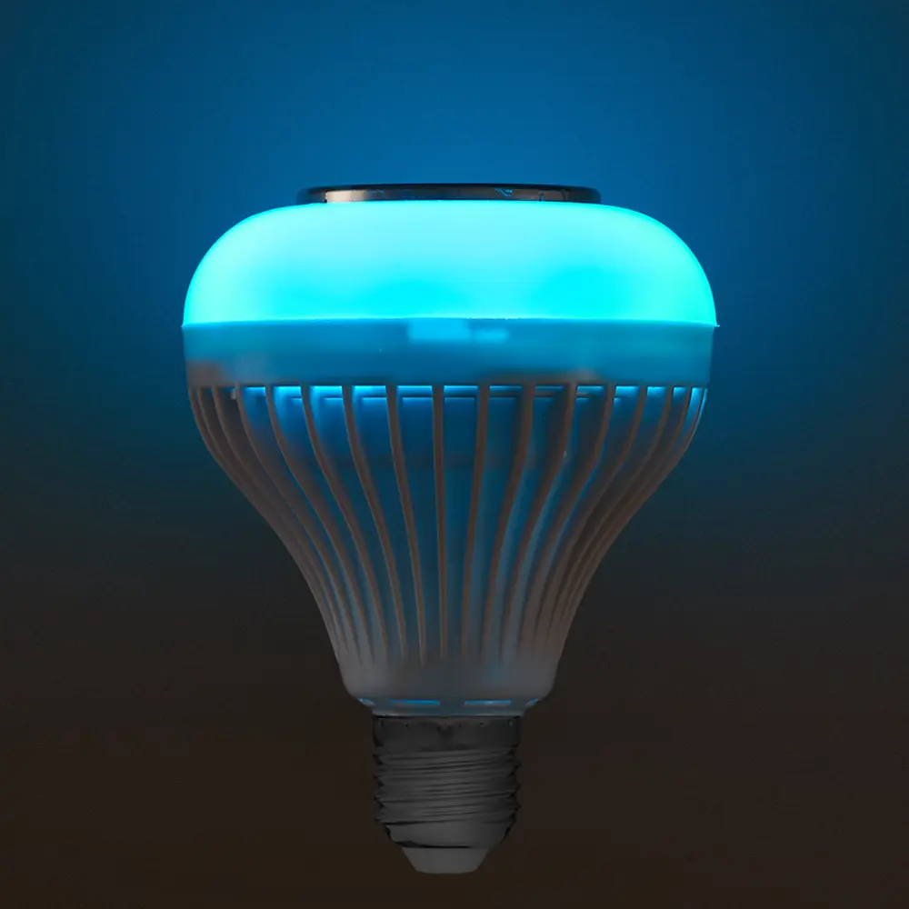 Лампа светодиодная Volpe Disco Е27 220 В 8 Вт 200 Лм, регулируемый цвет света RGB, Bluetooth, пульт ДУ STLM-2037633 - Вид №7