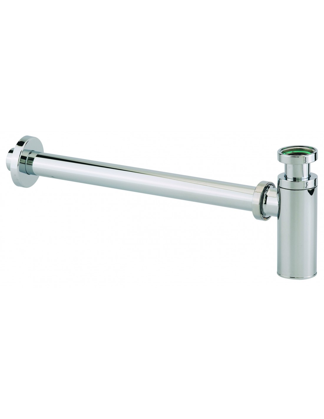 130000 000 00  Регулируемый сифон Cylindrix для умывальника, розетка 300 мм, Д. 32 мм, хромированная латунь Valentin Хром 