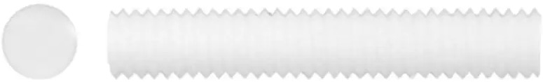 91329335 Шпилька резьбовая DINFIX пластиковая М 10x1000 DIN 975 1шт STLM-1011388