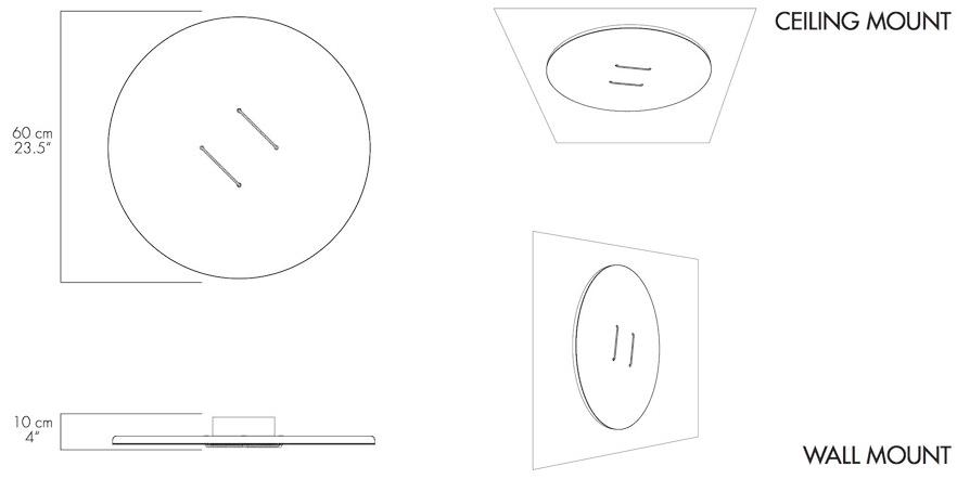 ANDlight Настенный светильник / потолочный светильник Button sun-id-1349246 - Вид №2